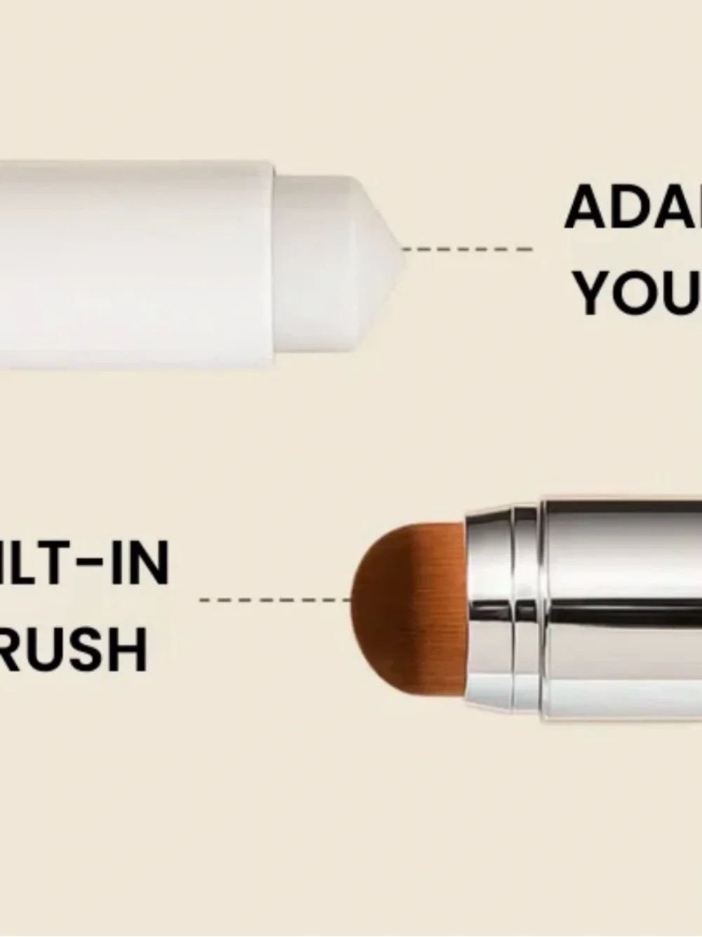 CLARÉA Natural Shade Colour-Changing Foundation Stick - Neutral Beige